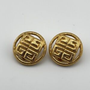 Vintage Givenchy 4G Logo Clip Earring